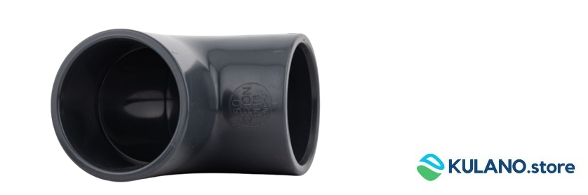 PVC-U Winkel 90° Klebemuffe